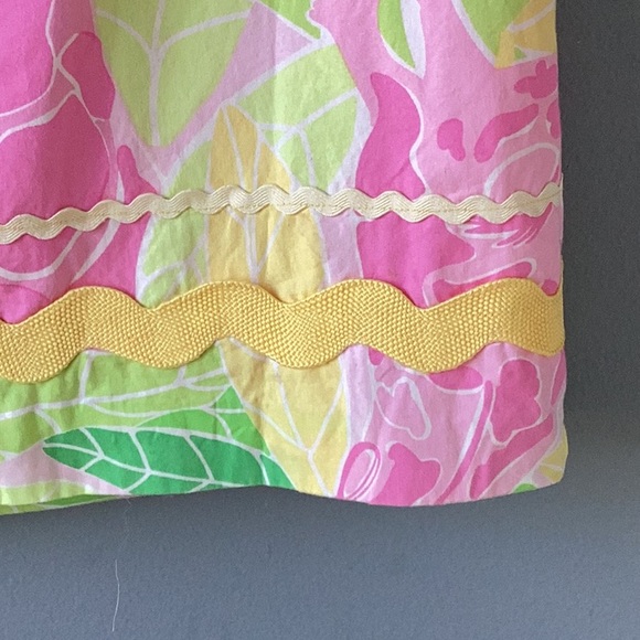 LILLY PULITZER Vintage White Label Print Skirt - Picture 4 of 9